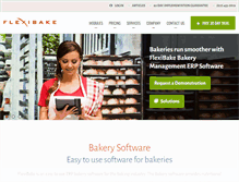 Tablet Screenshot of flexibake.com